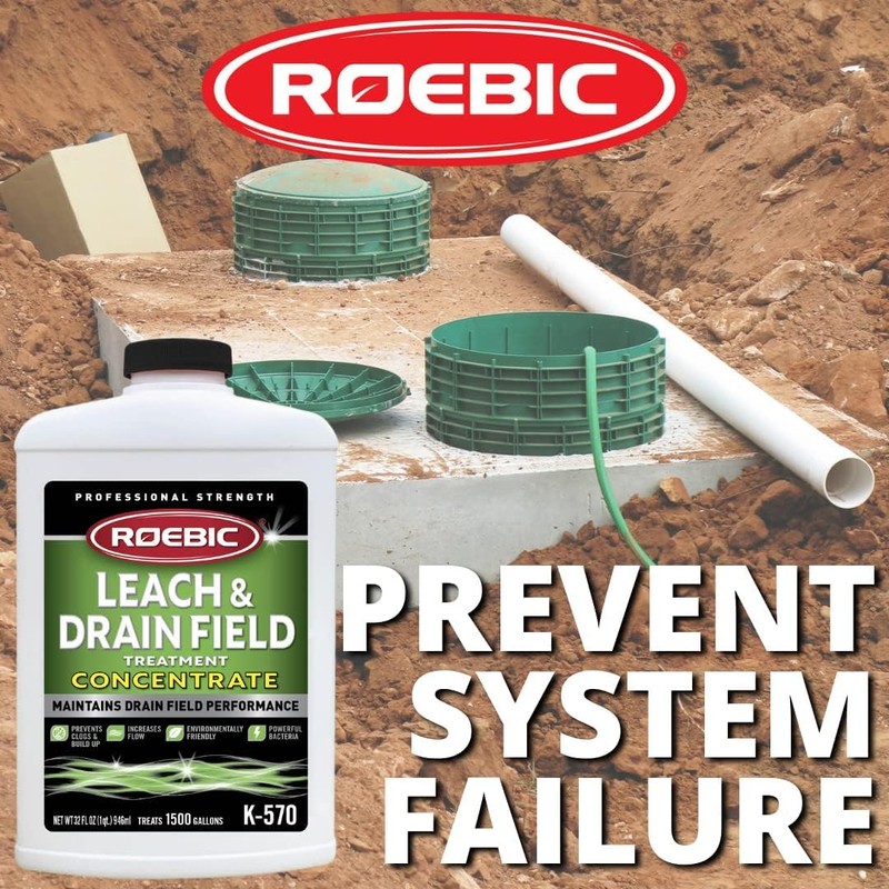 Roebic K-570 32 Fl. Ounce Biodegradable Leach and Drain Field