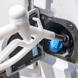 Ad-Blue Gravity fed Fuel delivery Gun Nozzle with Stainless Steel Nozzle for use with19mm Hose,