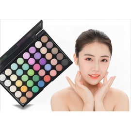 YARLADY 40 color Highly Pigmented Eye Makeup Palette, Matte Shimmer Metallic Eyeshadow Pallet Long Lasting Blendable Natural Colors Make Up Eye Shadows Cosmetics Gift Kit (E02)