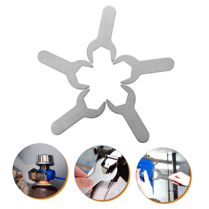 Operitacx Tight Gas Spanner Gas Bottle Regulator Spanner for Multifunctional