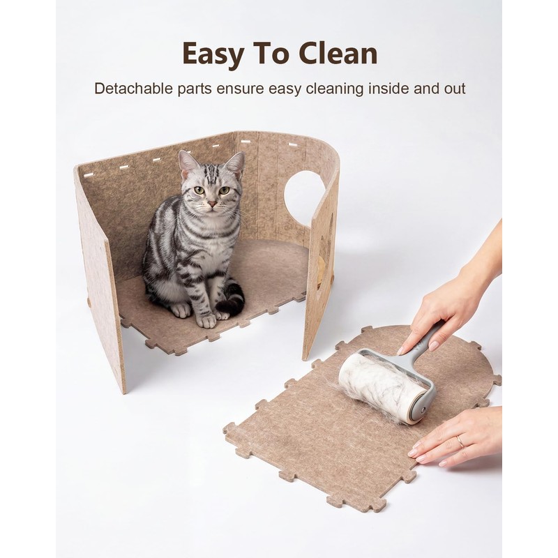 Felt Cat House for Cat 20x12 inches, Cat Bed Cave