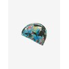Speedo SE12453 MONA Mesh Cap Swim Cap, Green/Nectarine, L