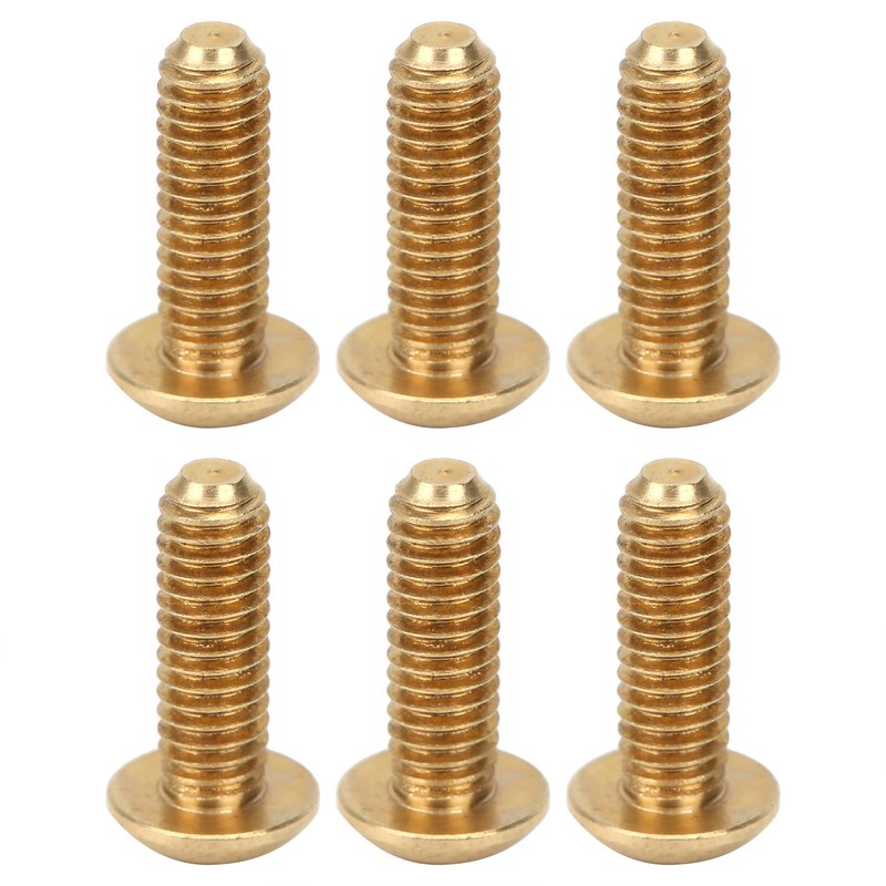 50Pcs Hex Socket Screws Half Round Head Pure Copper Hardware