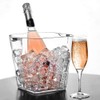 Glacier Acrylic Tower Wine Bucket - Plastic Champagne Cooler Drinks