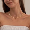 Tomovely 6PCS Gold Layered Chain Necklaces for Women,18k Gold Dainty