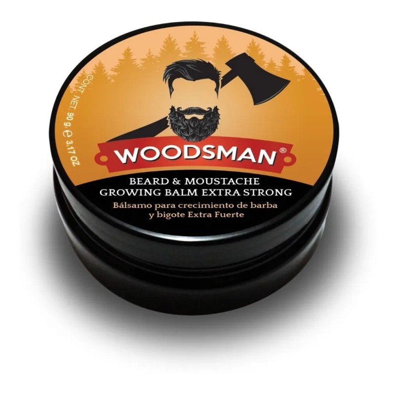 Woodsman Bálsamo Crecimiento Barba Extra Fuerte Fresca