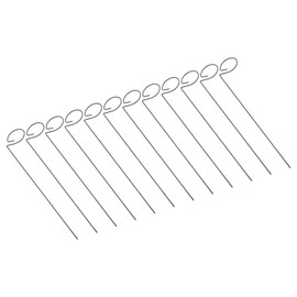 12Pcs Plant Stakes Reusable Plant Sticks Support Anti Rust Stem Flower Support for Home Garden Yard Farm