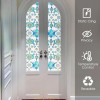 Unbranded 3D Stained Glass Window Film Privacy UV Block 17.71x39.4
