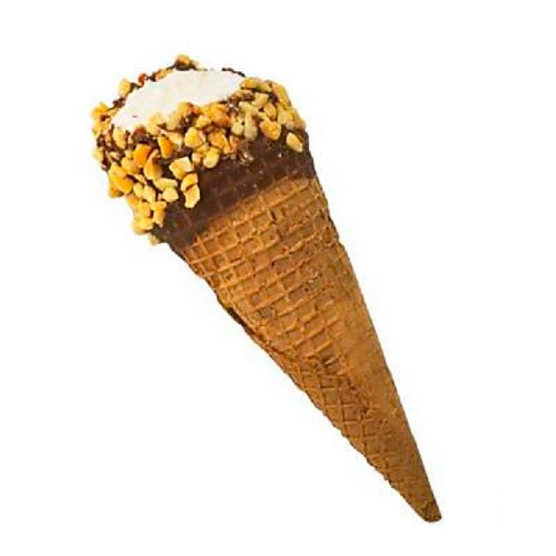 CafePress Nutty Buddy Cone Round 4" MDF Holiday Ornament