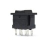 6PCS Boat Rocker Switch AC 6A/250V 10A/125V 6 Pin DPDT