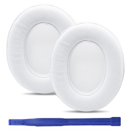 umvowuxa Replacement Earpads Compatible with Beats Studio3 Headphones Soft Protein Leather (White)