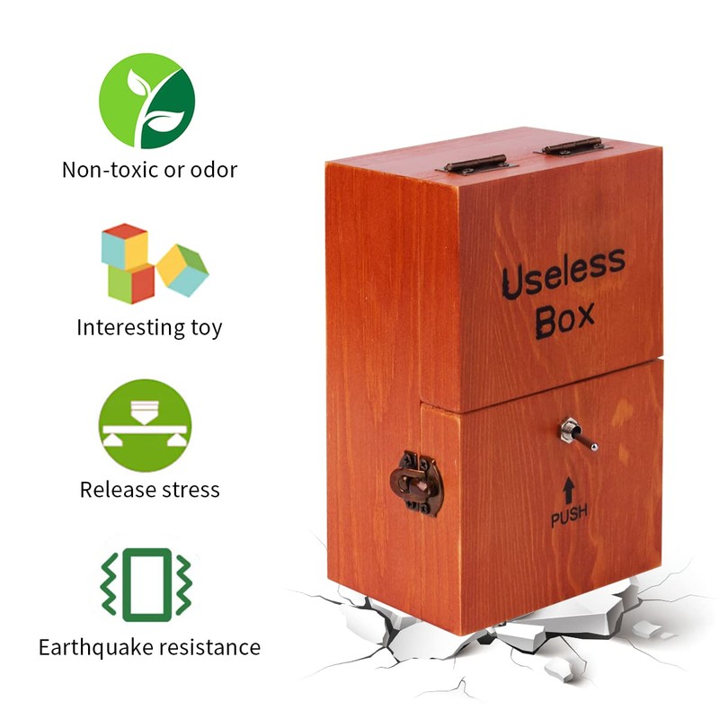 Useless Box Leave Me Alone Machine Fully Assembled in Real