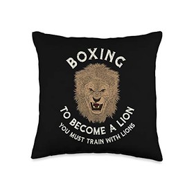 Boxing Sports Training Saying Quote Cool Martial Arts Gifts Throw Pillow