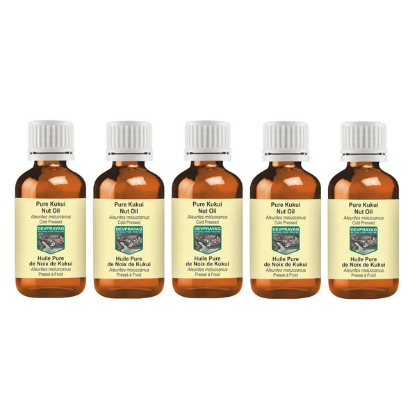 Devprayag Pure Kukui Nut Oil (Aleurites moluccanus) Natural Therapeutic Grade