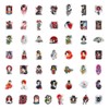 50 PCS Japanese Geisha Stickers – Waterproof Vinyl Anime Style