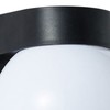 Acrylic Round Lamp Shade with PC Plastic Base Waterproof Exterior