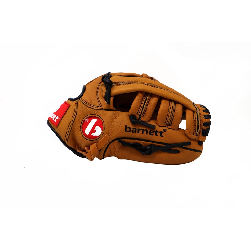 BARNETT SL-127 REG Leather baseball glove, outfield, size 12.7'', brown