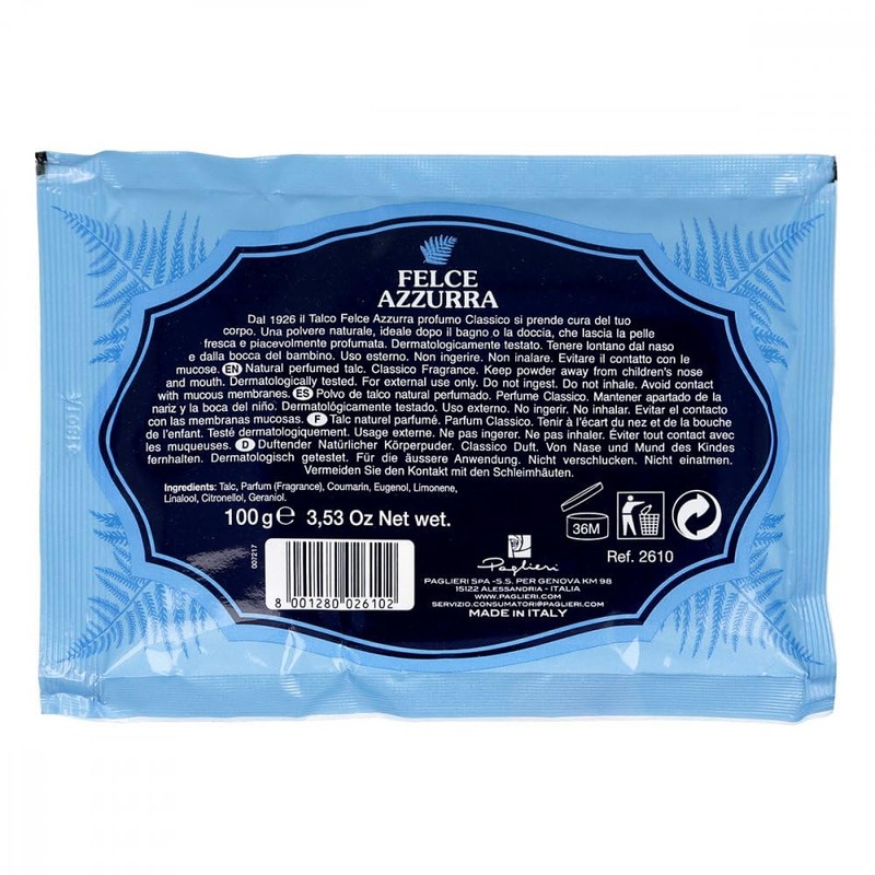 AZZURRA Paglieri Talcum Powder in Envelope 100 g