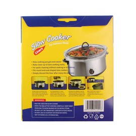 WRAPOK Slow Cooker Liners Kitchen Disposable Cooking Bags BPA Free for Oval or Round Pot, Large Size 13 x 21 Inch, Fits 3 to 8.5 Quarts - 2 Pack (20 Bags Total)