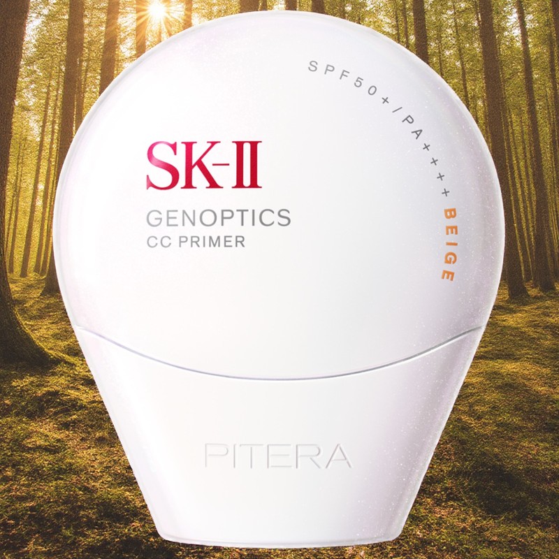 SK2 Tone Up Cream Genoptics CC Primer SPF50+ PA++++ Rosy