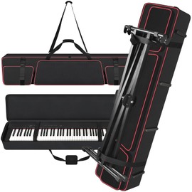 Piano keyboard Case Compatible with Yamaha P71/P143B 88 Key Weighted Slim Digital Pianos, Travel Carrying Holder for Electric Mechanical Keyboard Stand Performing Outdoors, Home Practice (Bag Only)