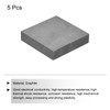 sourcing map Graphite Block Ingot Rectangle Graphite Electrode Plate 45
