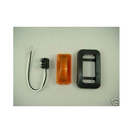 United Pacific Amber 6 LED 2.5" Clearance Side Marker Light Kit/Grommet Mount/Wire Plug