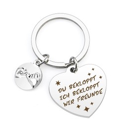 Best Friend Gifts, Gifts for Girlfriend, Gift Best Friend, Christmas Gifts for Girlfriend, Keyring Girlfriend Gift, Girlfriend Birthday, Boyfriend Gifts for Friends, Silvery