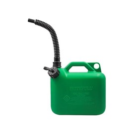 Faithfull Faithfull 5 Litre Plastic Fuel Can - Green. Complies with: UN/16/1558/23