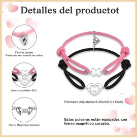 MANVEN Magnetisches Pärchen Armband E