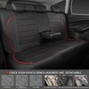 CAR PASS Universal FIT Piping Leather Car Seat Cover, for