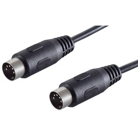 1aTTack.de 3 x 5.0 m 5-Pin DIN Male 5-Pin DIN Male High Quality Audio Cable Moulded Connectors Nickel-Plated Contacts Perfect for HiFi Musical Instruments Studio Equipment