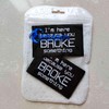 Embroidered Words Iron-on Patch, "I'm Here Because You Broke Something"