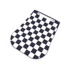 Scooter Chequered Mud Flap Number Plate Mount Fitment Suitable For