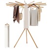 BOQORAD Tripod Clothes Drying Rack Foldable,Floor Standing Drying Rack Clothing,(16