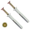 TERF® Nylon Hammer Fixing Flat Countersunk Head Zinc Yellow 6.0mm