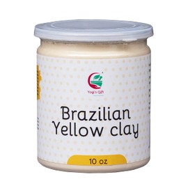 Brazilian Yellow Clay 10 oz | 100% Natural Clay Powdered | Soap Making Clay by Yogi's Gift®