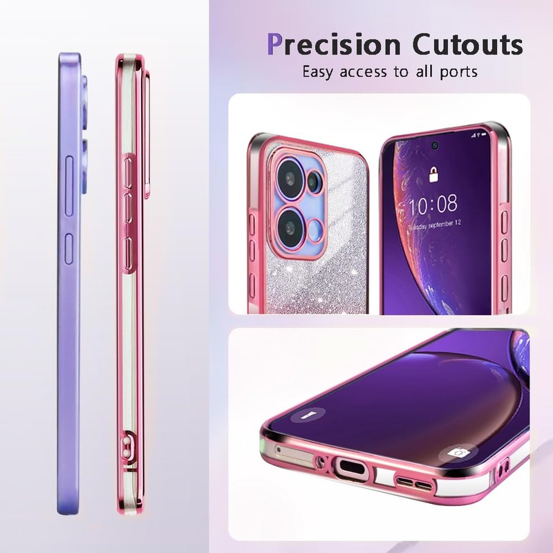BEEJTUNY Case for OPPO Find X5 Lite/Reno 7 5G, Transparent