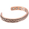 MagnetRX MagnetRX? Women's Adjustable Copper Bracelet Cuff C 99.9% Pure
