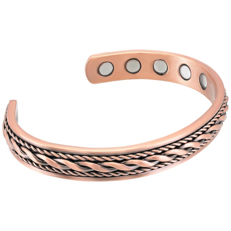 MagnetRX MagnetRX? Women's Adjustable Copper Bracelet Cuff C 99.9% Pure