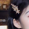 4 Pcs Star Hairpins Five Pointed Star Hairpins Elegant Star