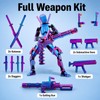 JaiZvt 1-Piece T13 Action Figure, 3D Printed Poseable Dummy 13