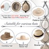 Yulejo Macrame Hat Hangers Boho Hat Rack Cowboy Hat Hanger
