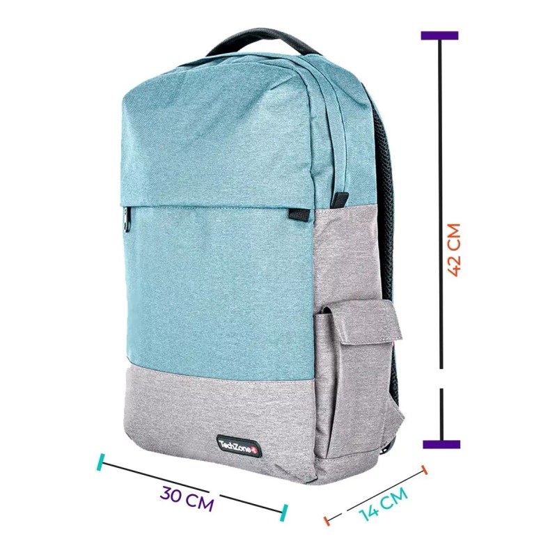 TechZone Mochila Antirobo Para Laptop Con Usb Backpack 15.6´´ Strong