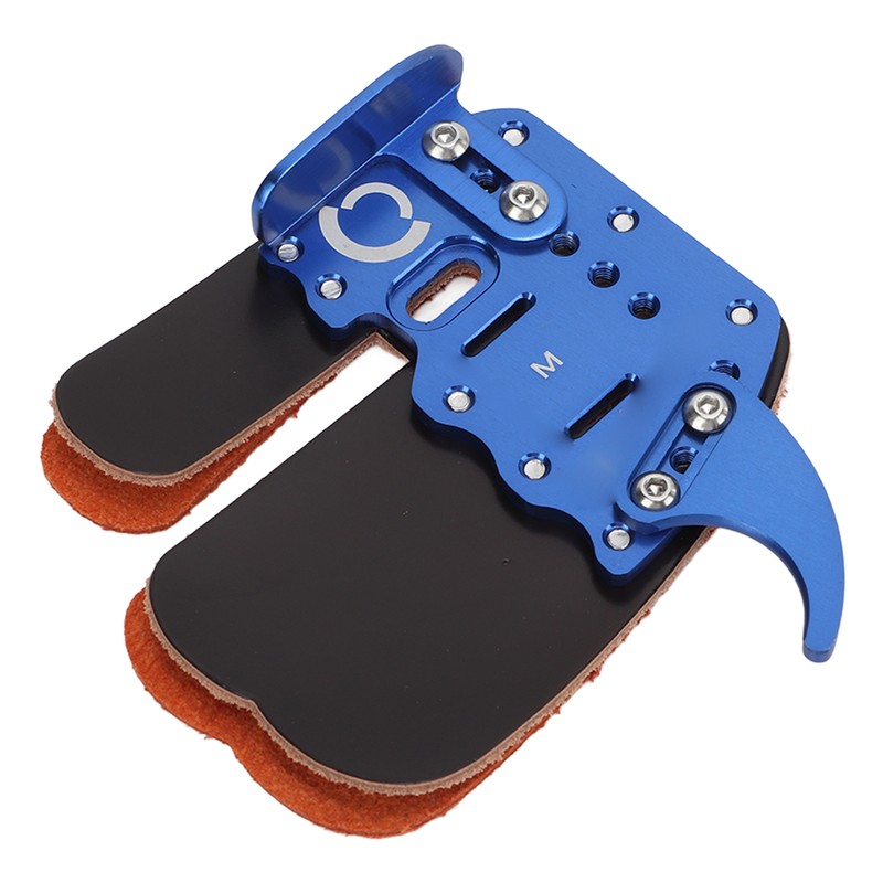 Rustic Leather Archery Finger Tab Right Hand Archery Finger Guard