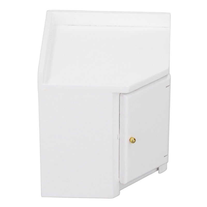 1:12 Dollhouse Corner Cabinet Decorative Robust Exquisite Craftsmanship Simulated Mini