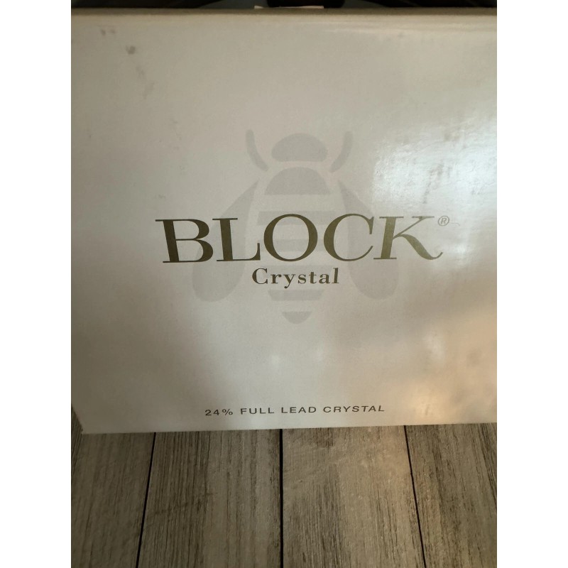 BLOCK Vintage Block 24% Full Lead Crystal Tulip Vase