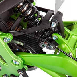 Runfarr Center Axle Guard for Surron,Carbon Fiber Pattern Middle Axis Sleeve Protection Cover Shield for Electric Dirt Bike Light Bee Surron S/Light Bee Sur Ron X…