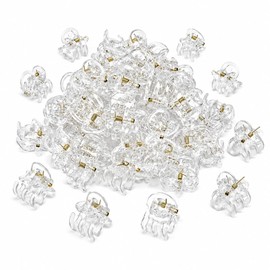 40 Stück Mini Haarspangen,1.5cm Kleine Haarschmuck Haarspangen Transparente
