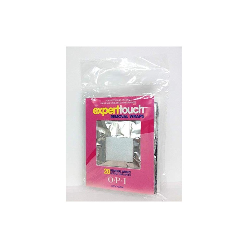 Expert Touch Removal Wraps Lacquer Removal - 20 Wraps